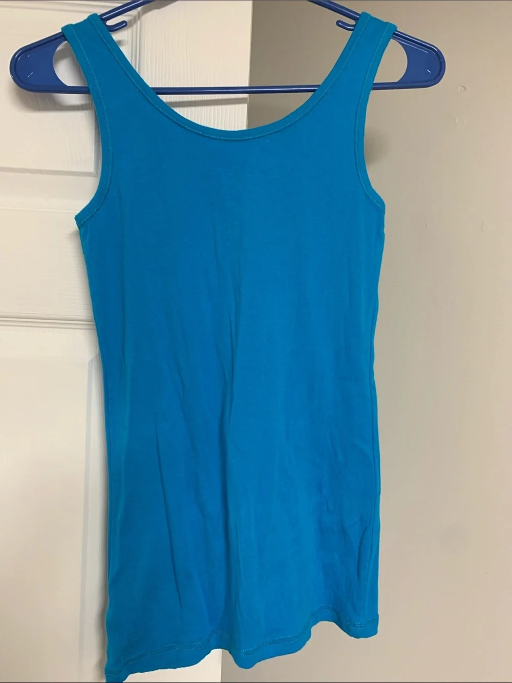 Justice Girls' Turquoise Logo Tank